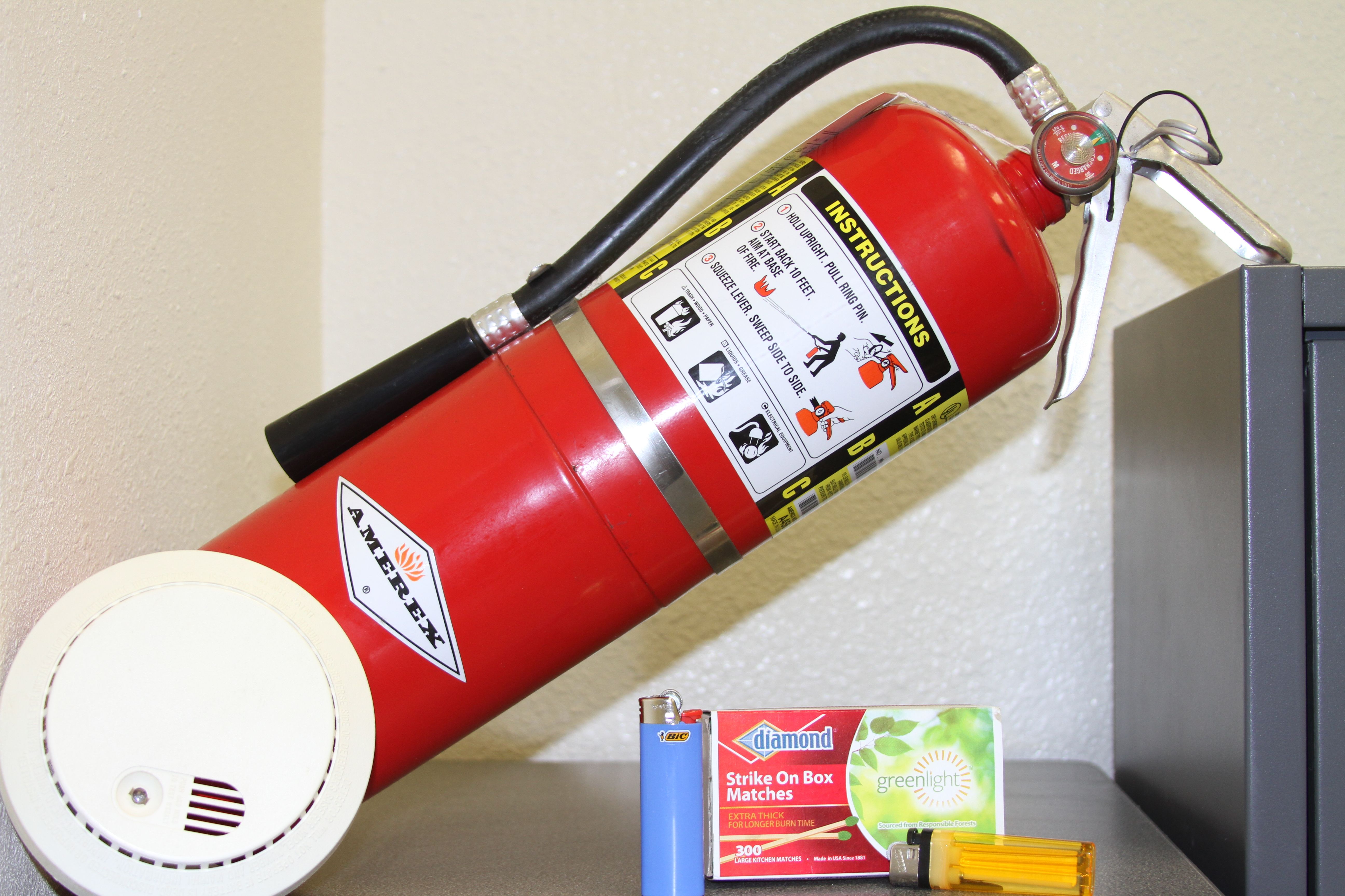 Install Smoke Detectors and Fire Extinguishers (image credits: wikimedia)
