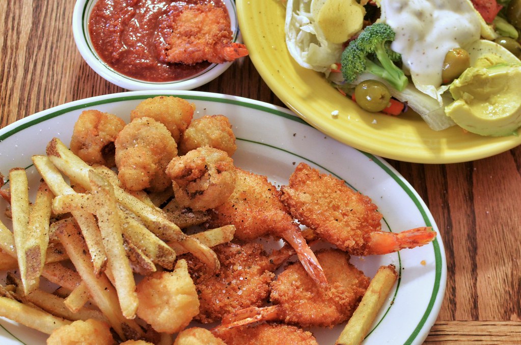 Breaded Shrimp: The Worst Protein Offender (image credits: flickr)