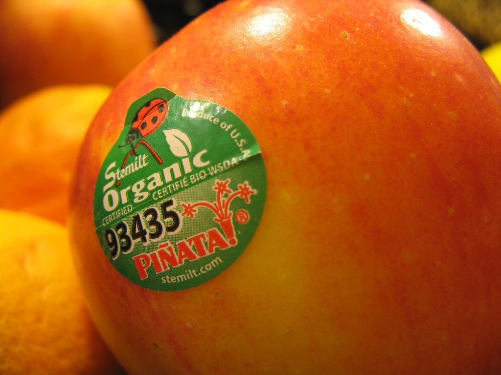 Fruit and Vegetable Stickers (image credits: wikimedia)