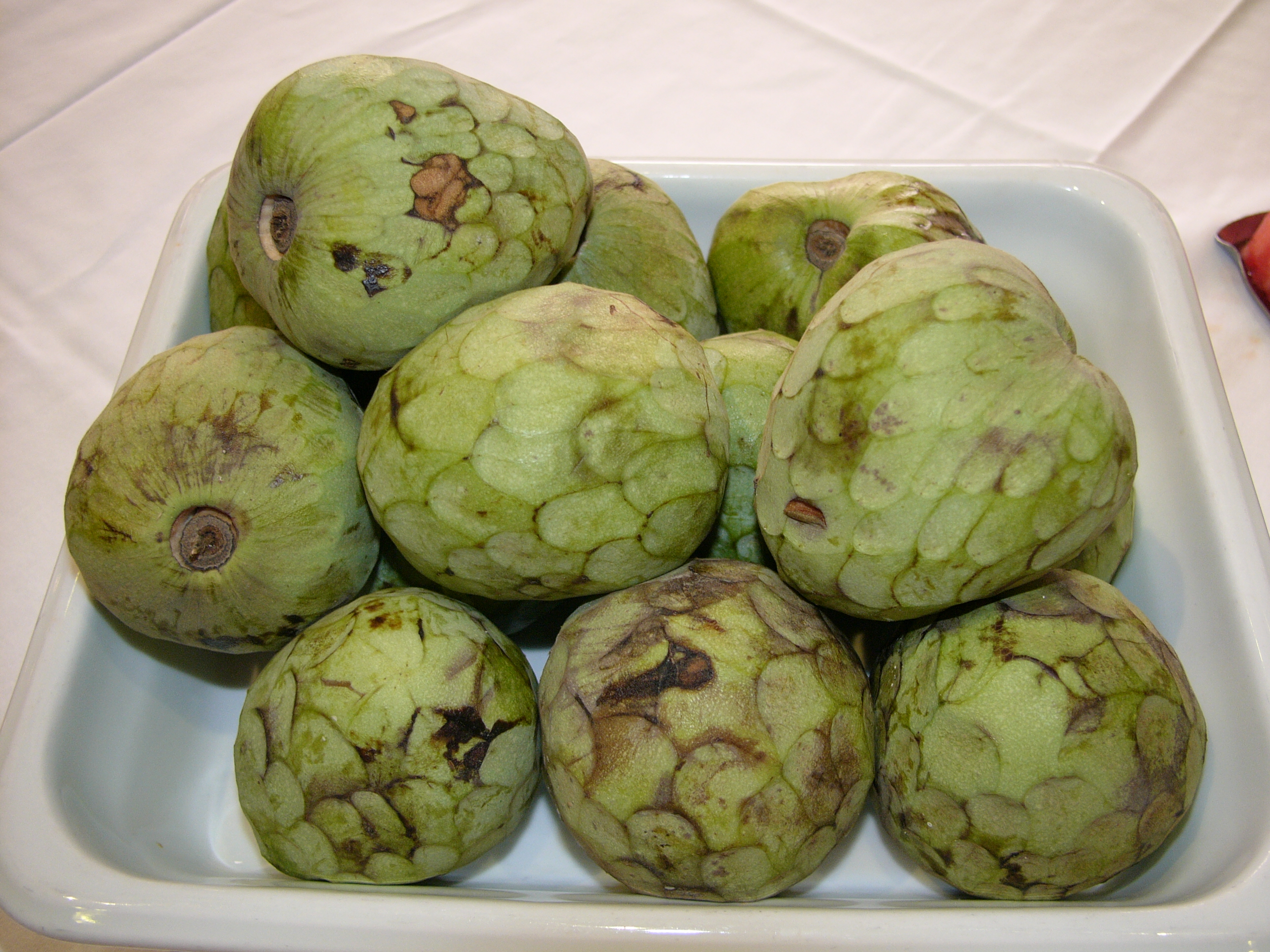 Cherimoya - The Custard Apple (image credits: wikimedia)