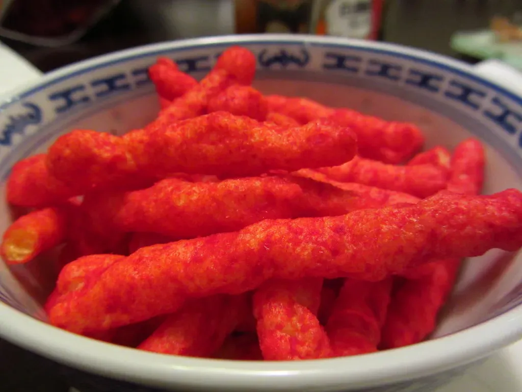 Hot Cheetos and Strawberry Yogurt (Image Credits: Flickr)
