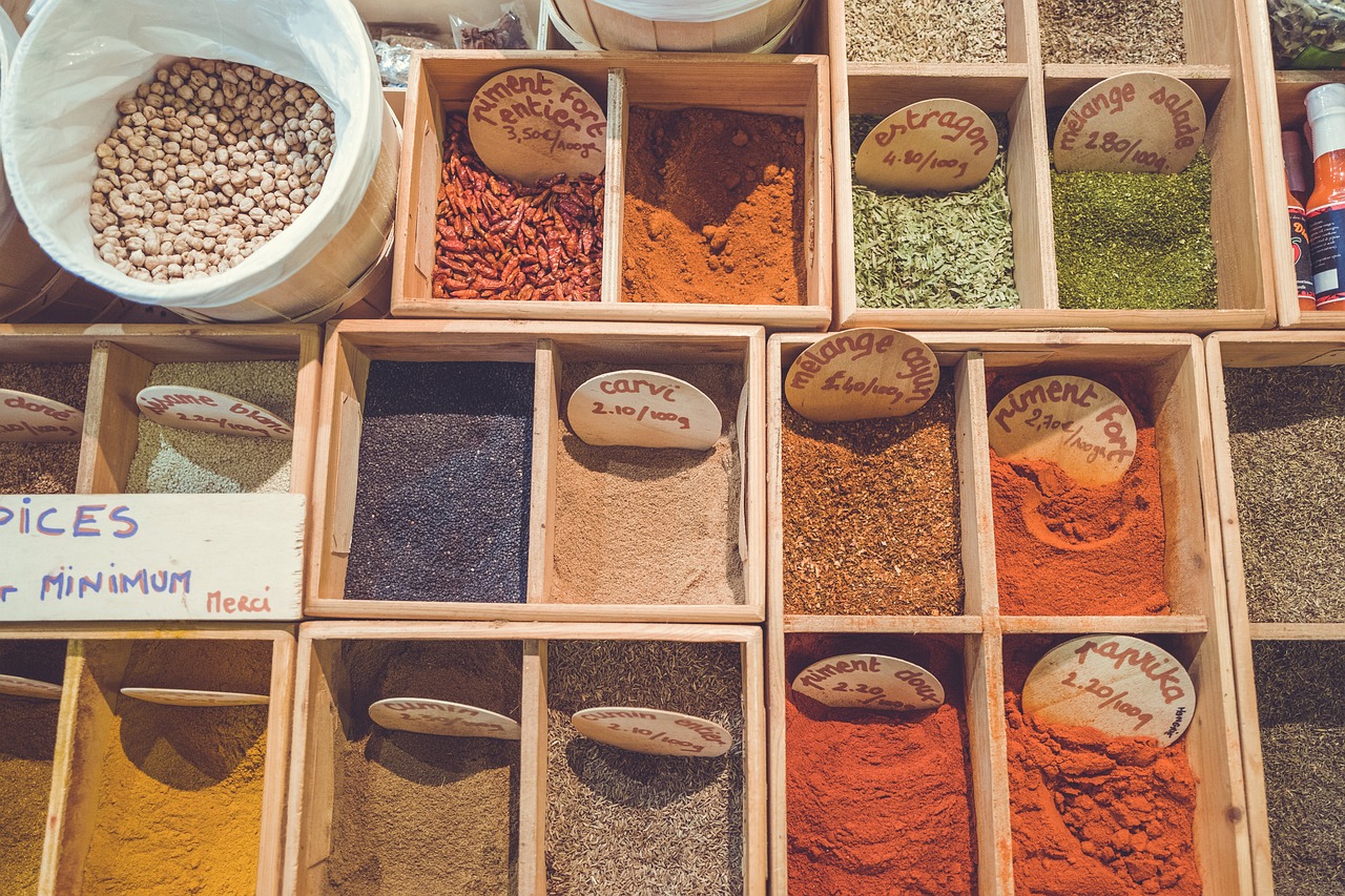 Spices (image credits: pixabay)