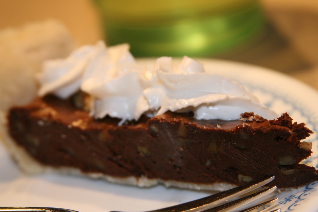Chocolate Fudge Pie - The Morale Booster (image credits: flickr)