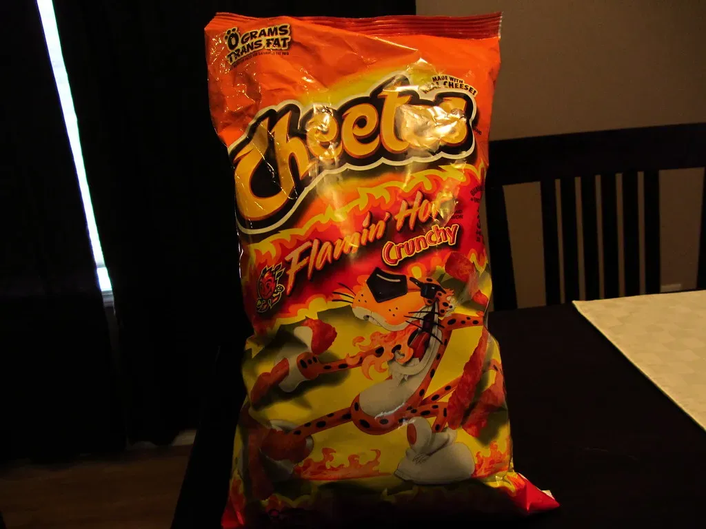 Flamin’ Hot Cheetos Bags From Viral “Cheetozard” Era (Image Credits: Flickr)