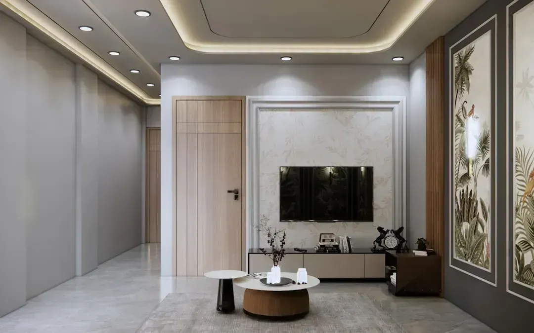 9. The Giant TV as a Living Room Centerpiece (Image Credits: Unsplash)