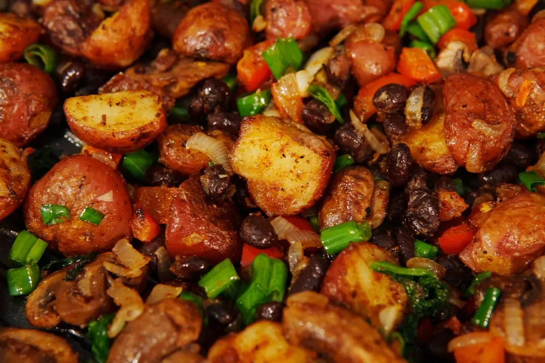 8. One-Pan Turkey and Sweet Potato Skillet (Image Credits: Unsplash)