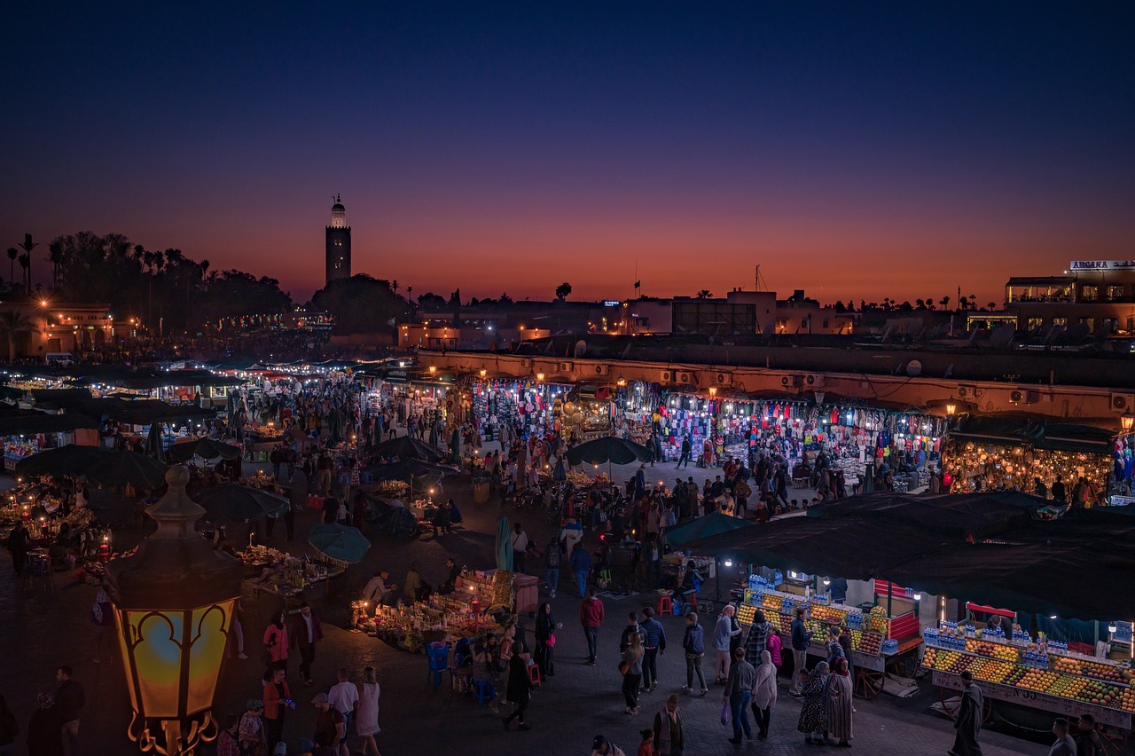 Morocco's Jemaa el-Fnaa: Dinner Theater Under the Stars (image credits: pixabay)