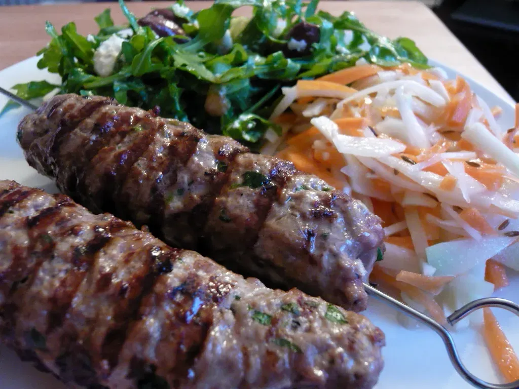 Harissa-Spiced Lamb Kofta with Yogurt Tahini Sauce (Image Credits: Flickr)