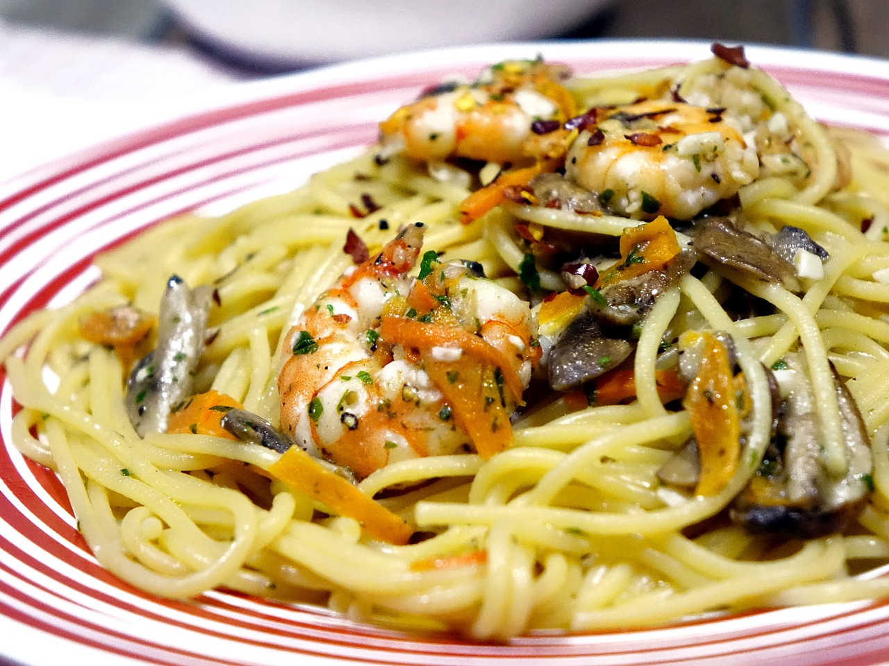 Spaghetti Aglio e Olio (image credits: pixabay)