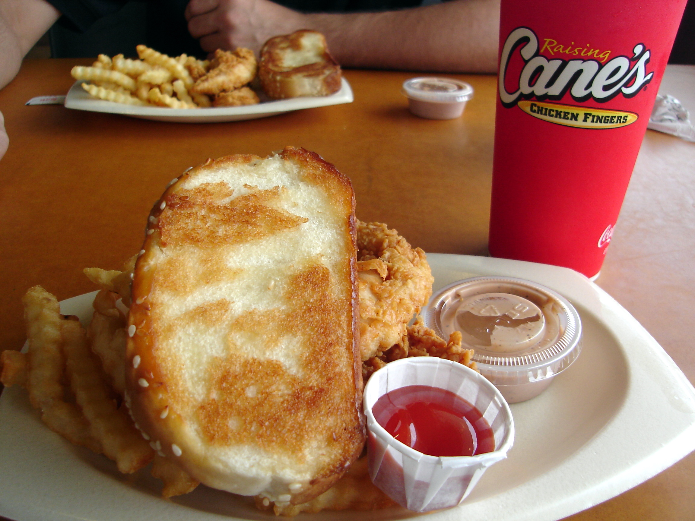 Raising Cane's: Fresh Never Frozen Excellence (image credits: By Shoshanah, CC BY 2.0, https://commons.wikimedia.org/w/index.php?curid=110569672)
