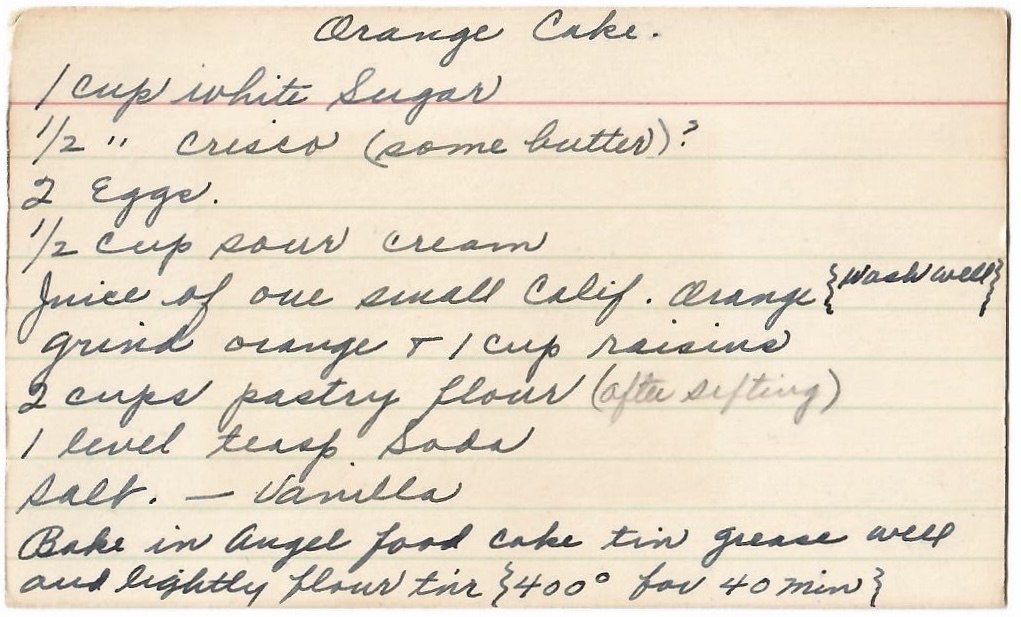 Handwritten Recipe Cards (image credits: wikimedia)