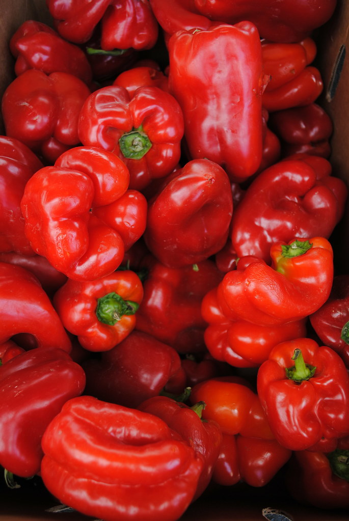 Red Bell Peppers - The Colorful Surprise (image credits: flickr)