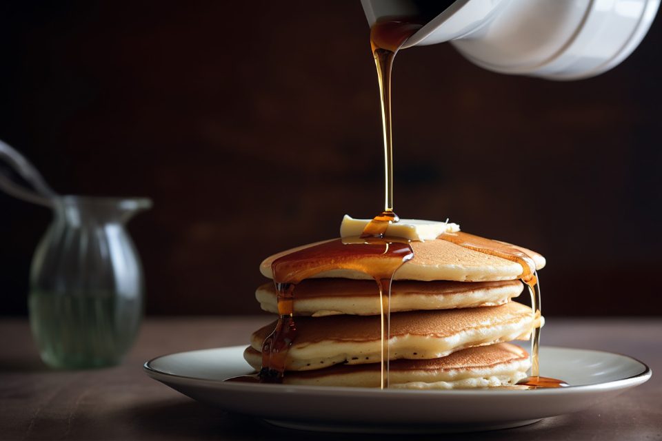 Pancakes and Waffles With Syrup (image credits: stocksnap)