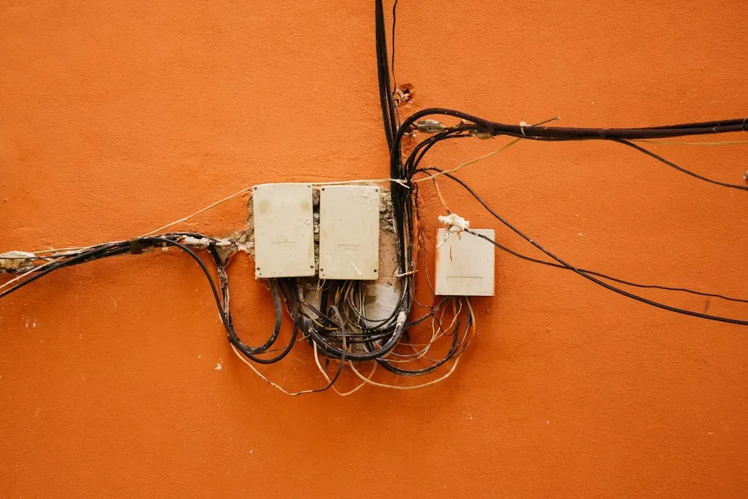 Overstuffing Electrical Boxes with Too Many Wires (Image Credits: Unsplash)