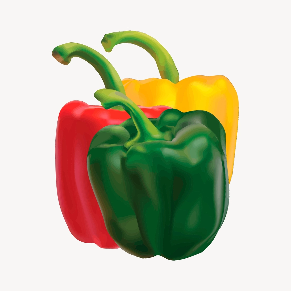 Bell Peppers: A Colorful Addition (image credits: rawpixel)