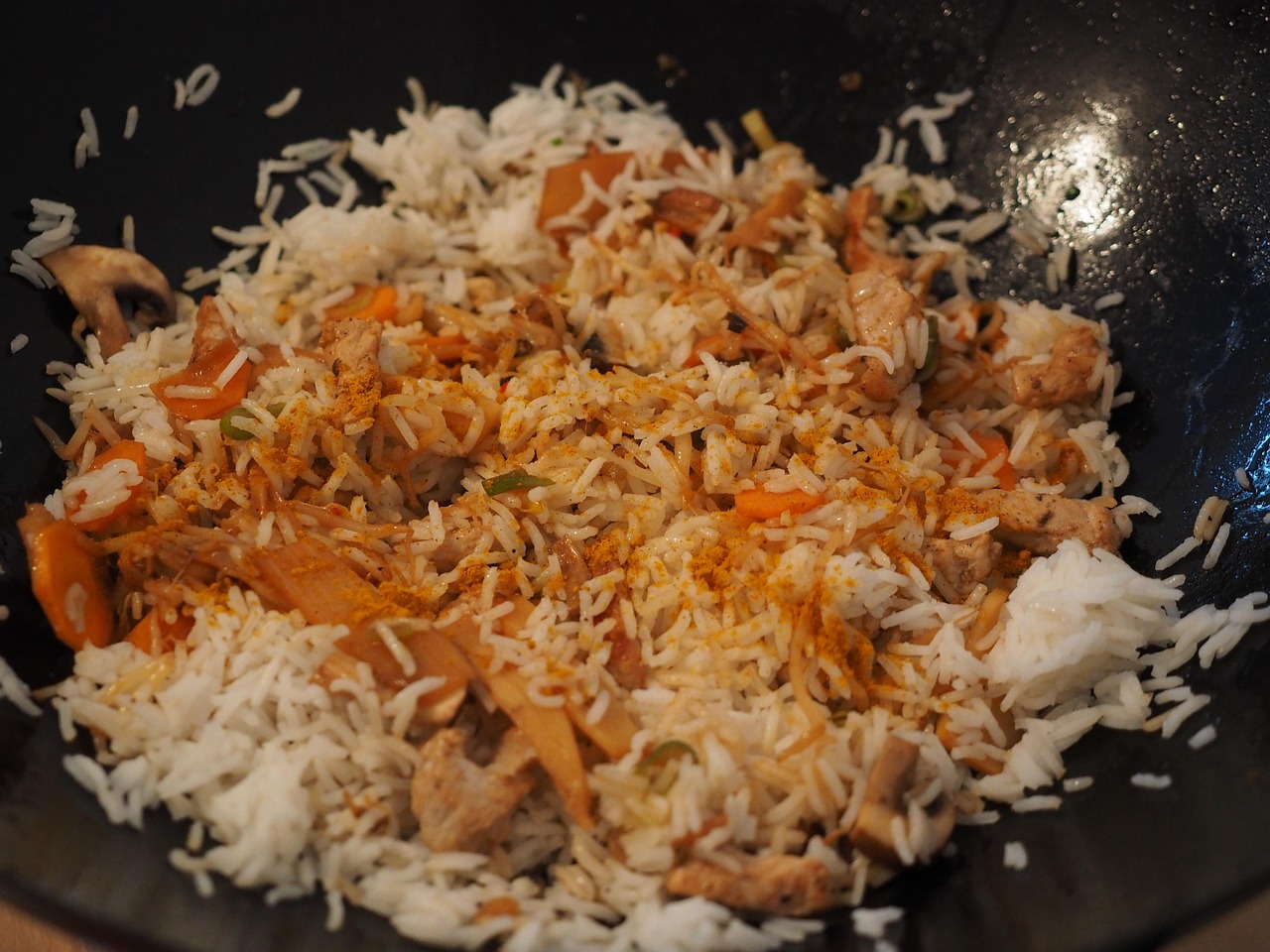White Rice and Stir-Fries (image credits: pixabay)