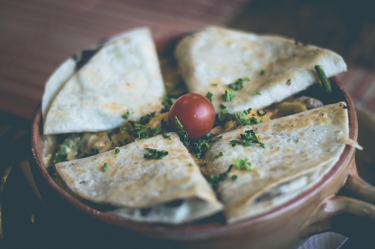 Creative Variations of Vegan Quesadillas (image credits: pixabay)