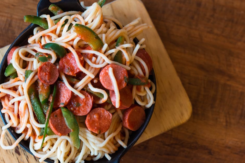 Spicy Sausage and Tomato Pasta (image credits: pexels)