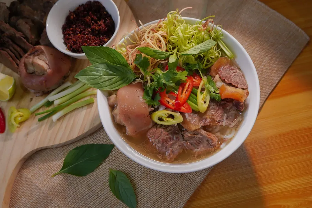 Pho - Hanoi, Vietnam (Image Credits: Unsplash)