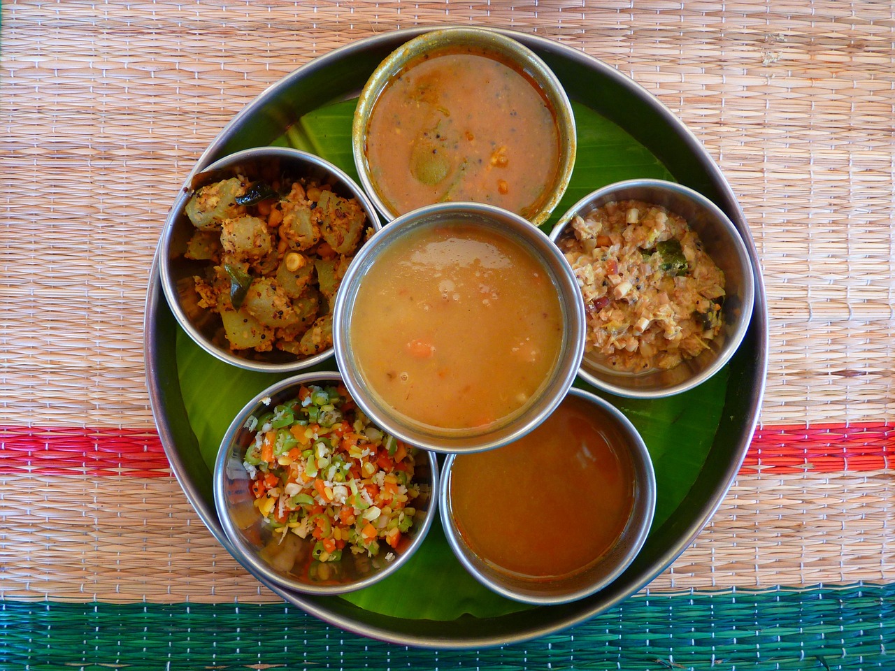 India: Thali Treasures Under Two Dollars (Image Credits: Pixabay)