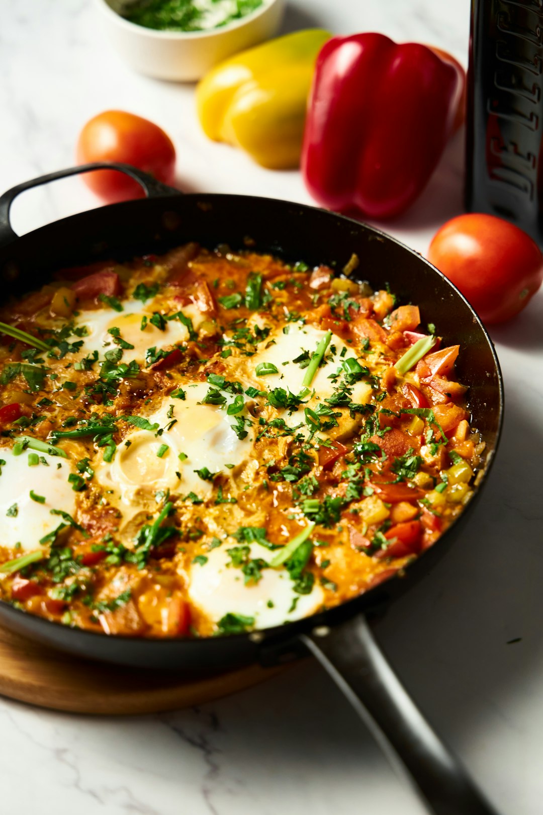 Shakshuka: North Africa's Eggs in Spiced Tomato Sauce (image credits: unsplash)