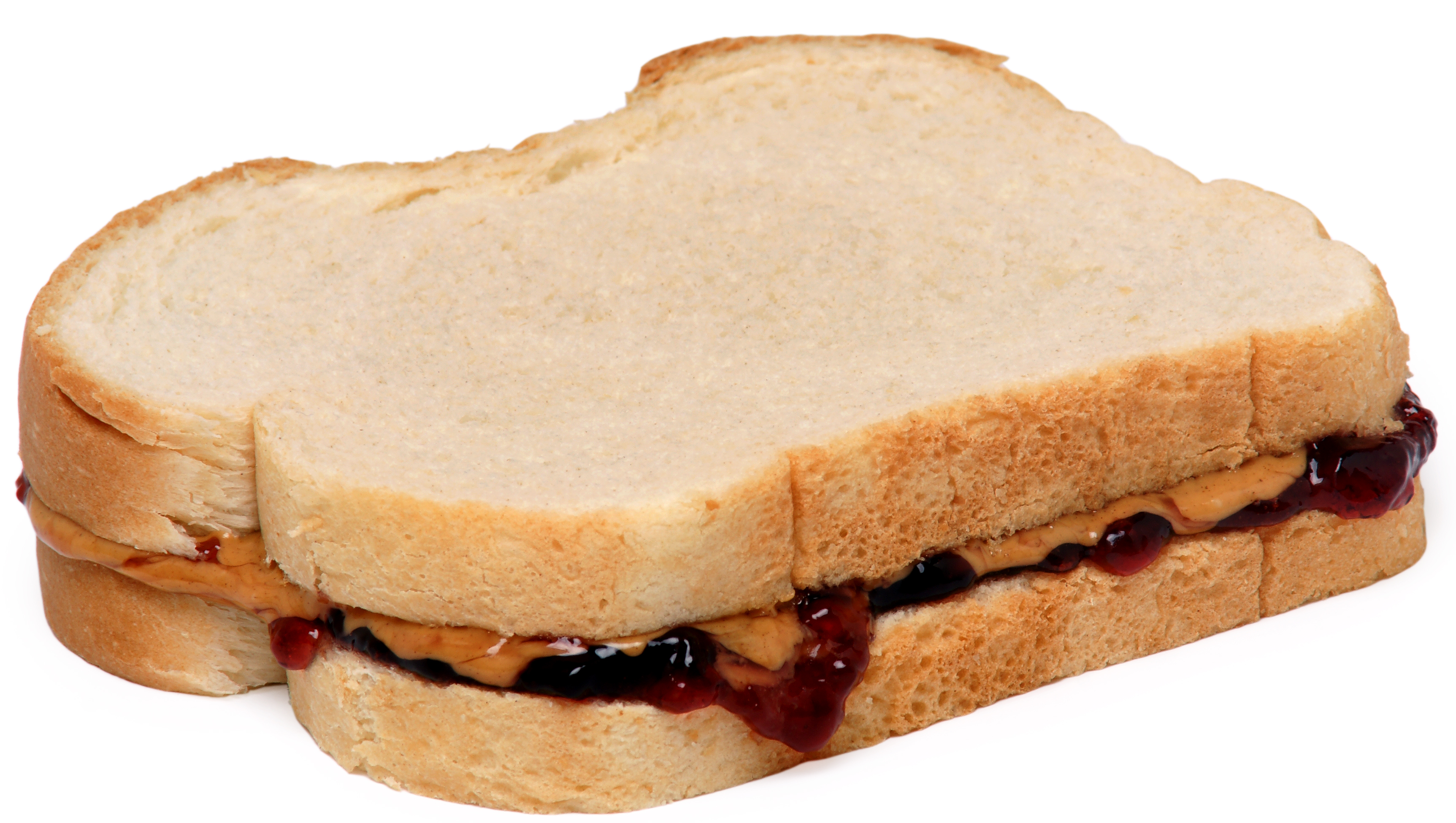 Peanut Butter on White Bread (image credits: wikimedia)