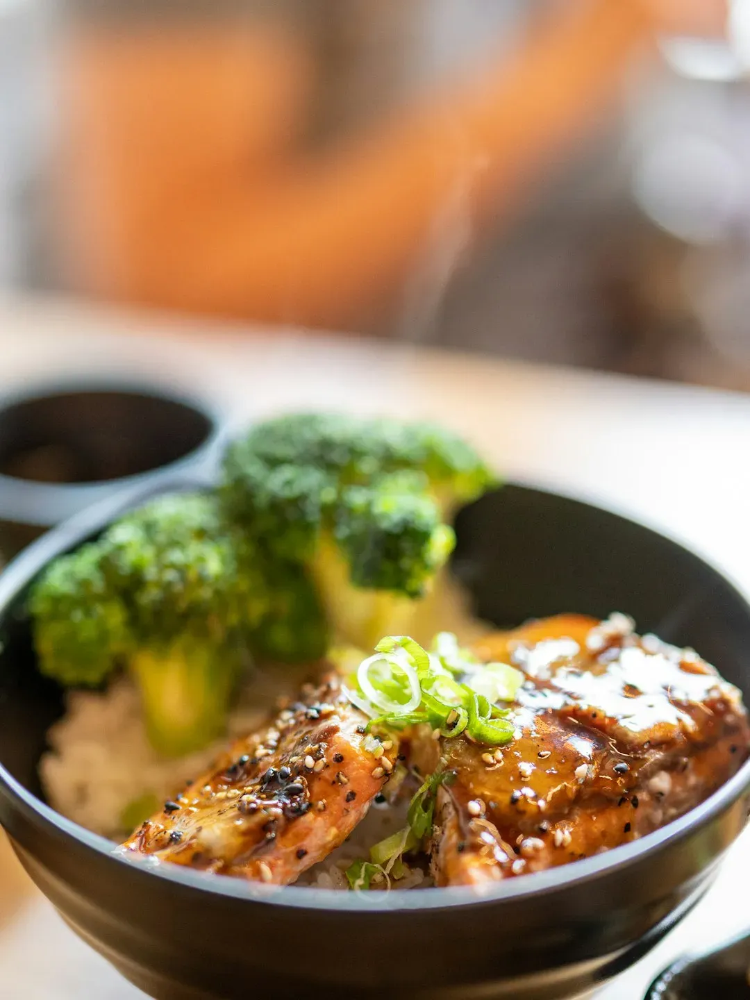 1. Teriyaki Salmon Bowl with Avocado and Sticky Rice (Image Credits: Unsplash)