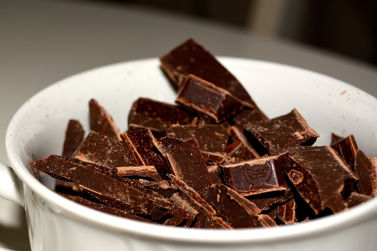 Dark Chocolate: Flavanols for Focus and Alertness (image credits: pixabay)