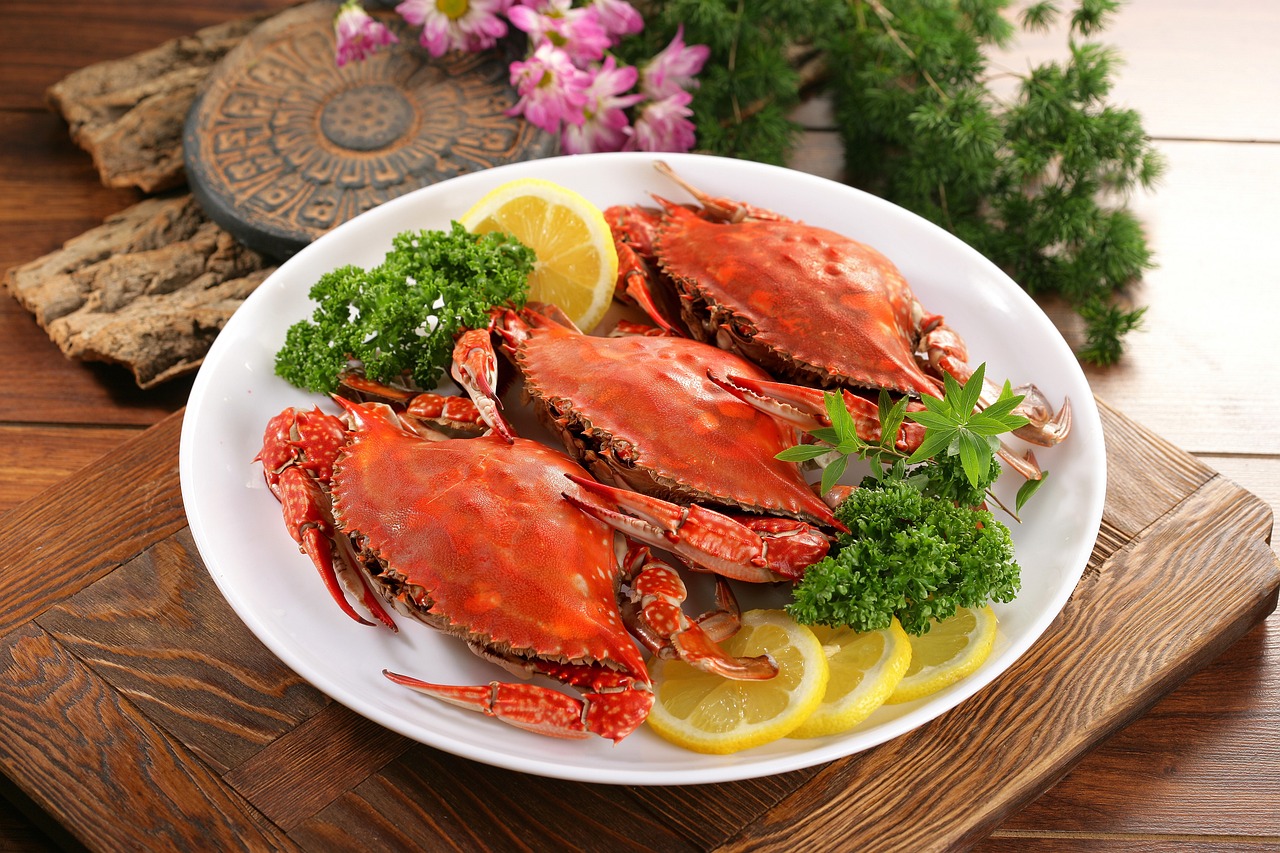 Crab: Low in Fat, High in Flavor (image credits: pixabay)