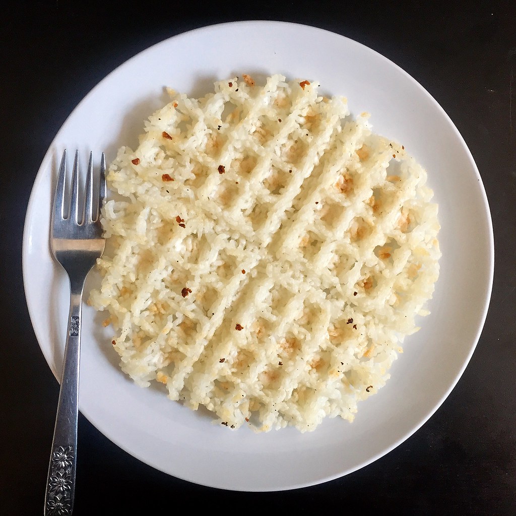 Transform Rice Into Crispy Golden Waffles (image credits: flickr)