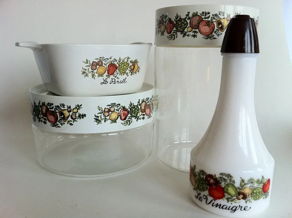 6. Vintage CorningWare: The Pattern Makes the Price (Image Credits: Flickr)