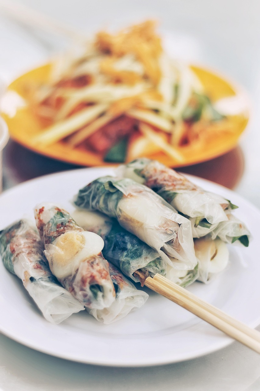 Rice Paper Rolls (image credits: pixabay)