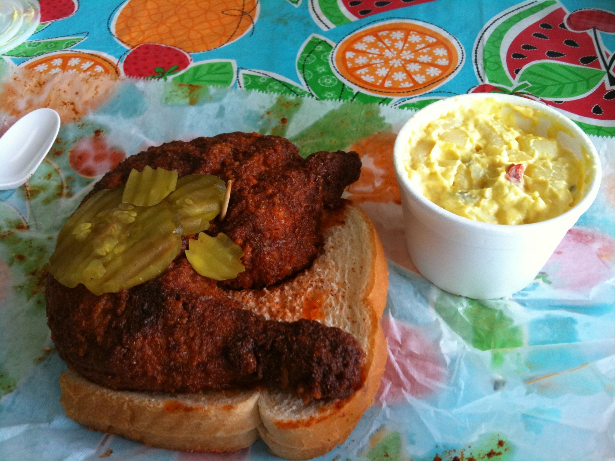Nashville Hot Chicken - America's Spicy Southern Star (image credits: Flickr: photo
Uploaded by Jan Luca, CC BY-SA 2.0, https://commons.wikimedia.org/w/index.php?curid=10633885)