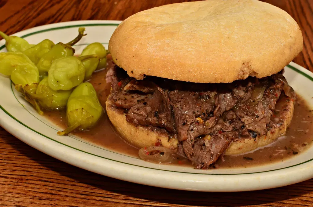 Italian Beef Sandwich From Chicago (Image Credits: Flickr)