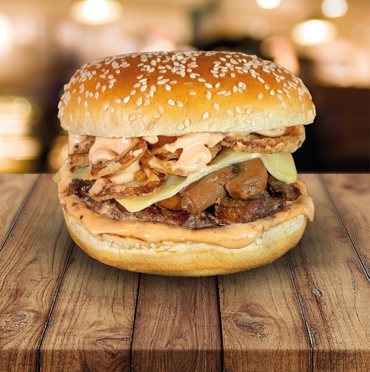 Mushroom Magic in Burgers (image credits: pixabay)