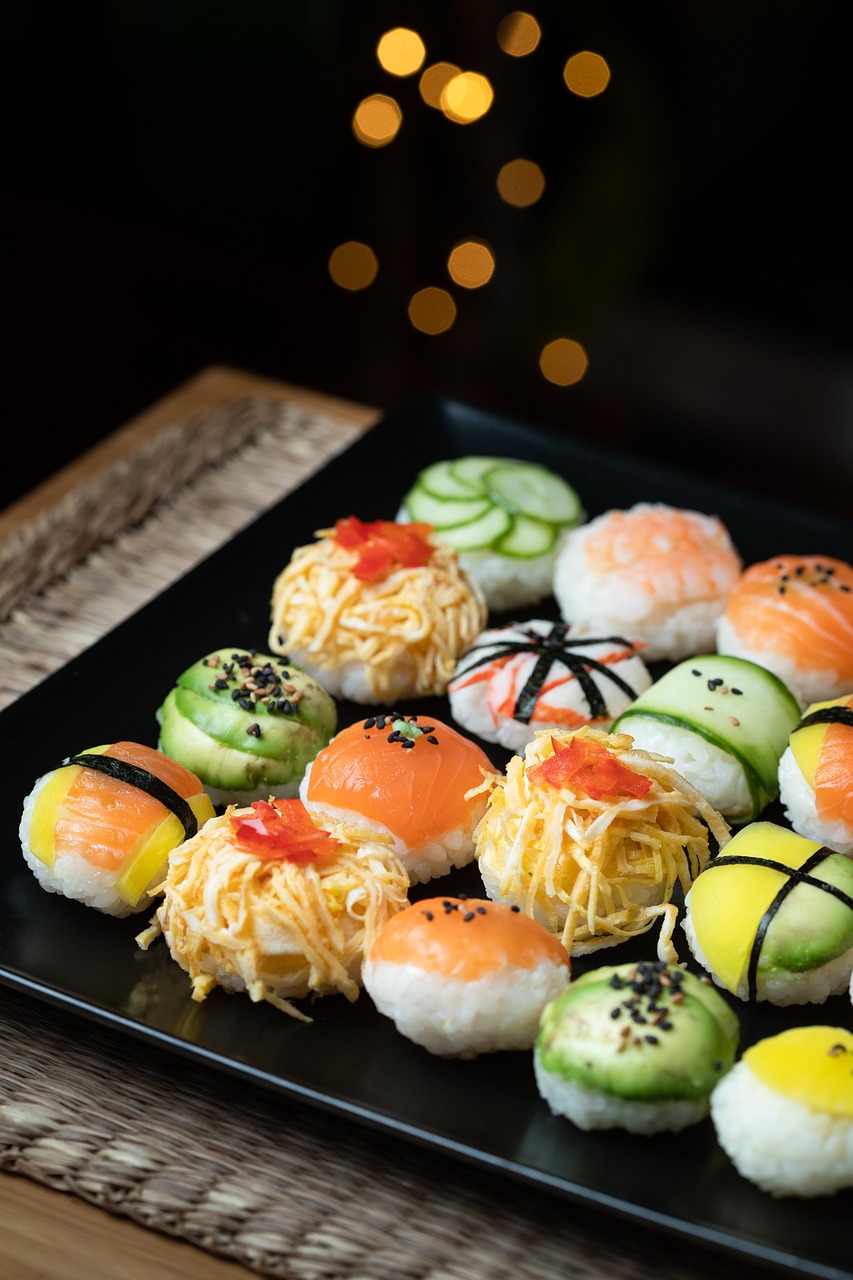 Sushi: A Symphony of Flavors (image credits: pixabay)