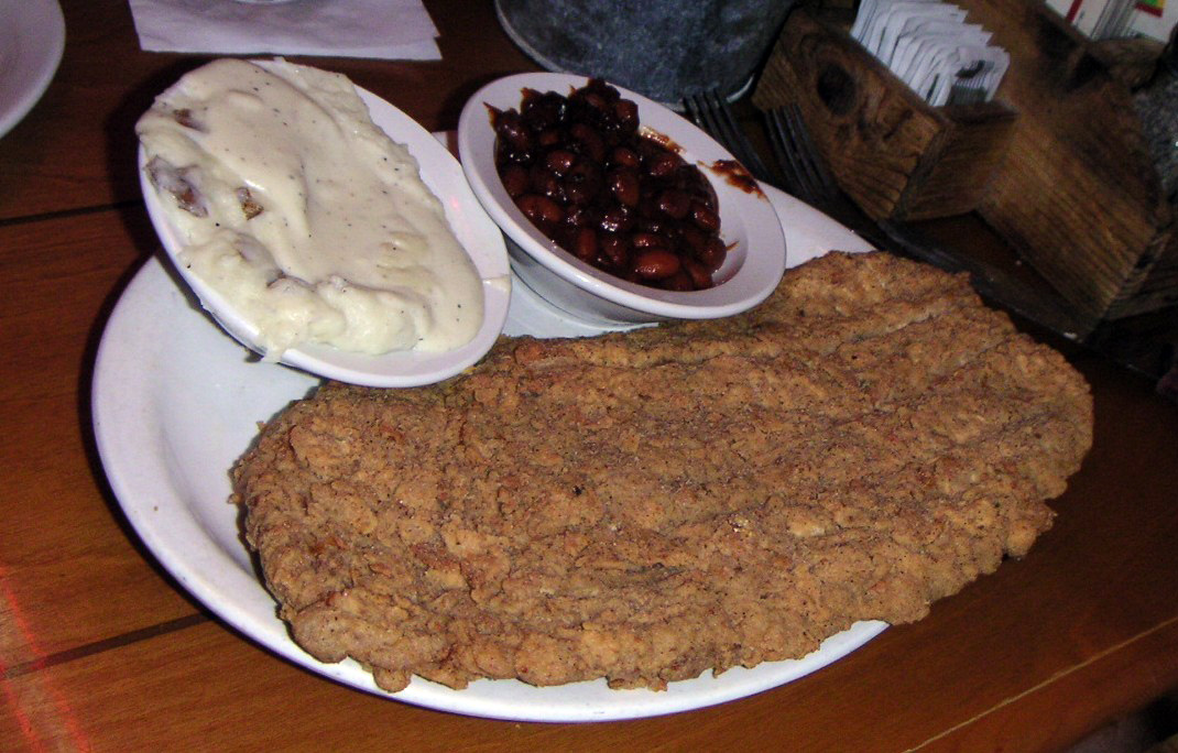 Country Fried Steak Reigns Supreme in Unhealthiness (image credits: wikimedia)