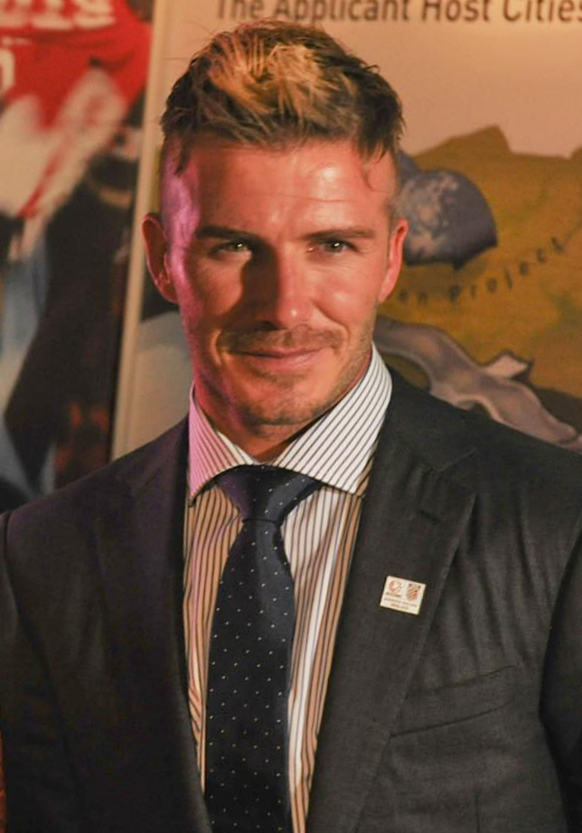 Support from David Beckham (image credits: David Beckham, CC BY-SA 2.0, https://commons.wikimedia.org/w/index.php?curid=19888830)