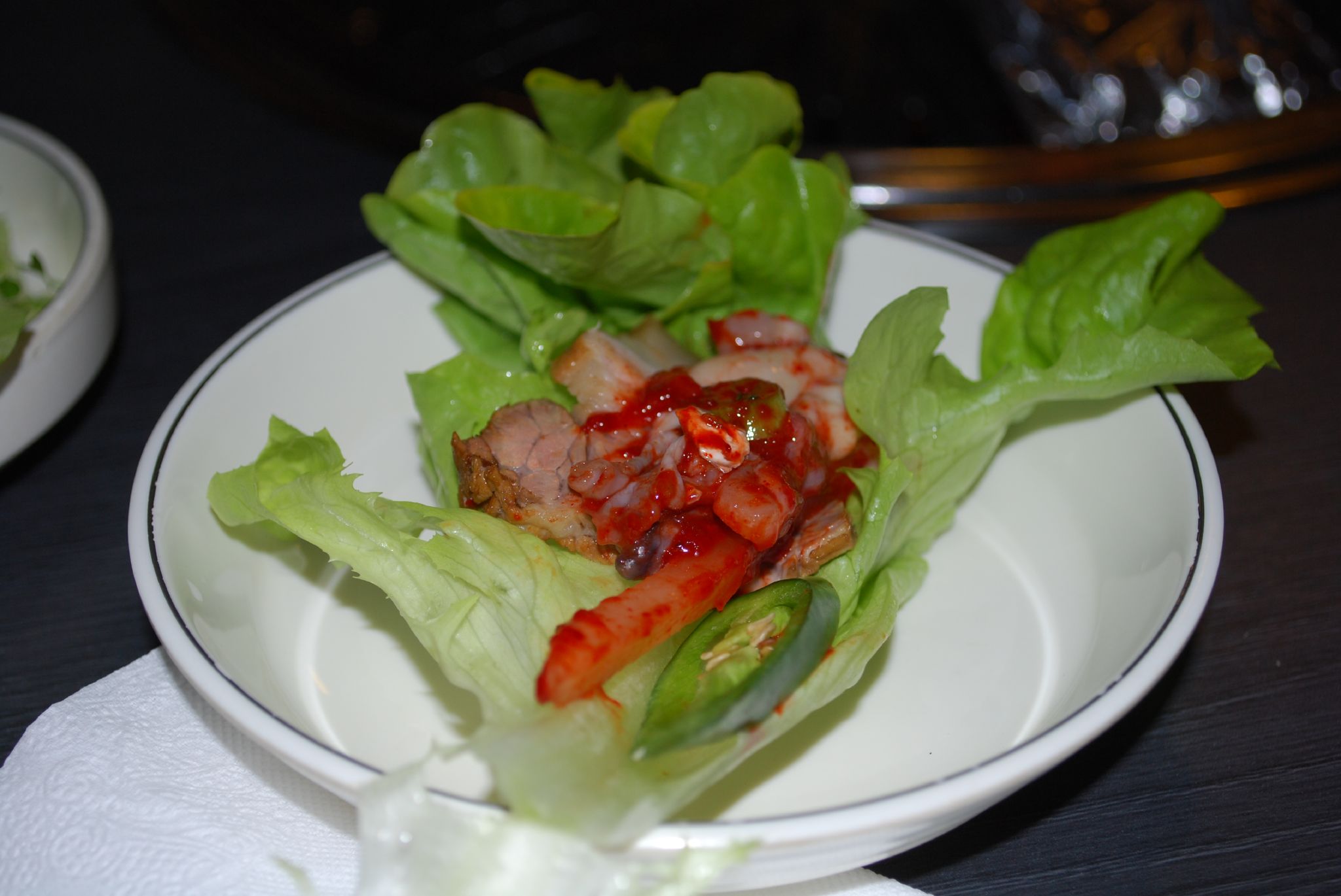Korean Pork Belly Lettuce Wraps (image credits: wikimedia)