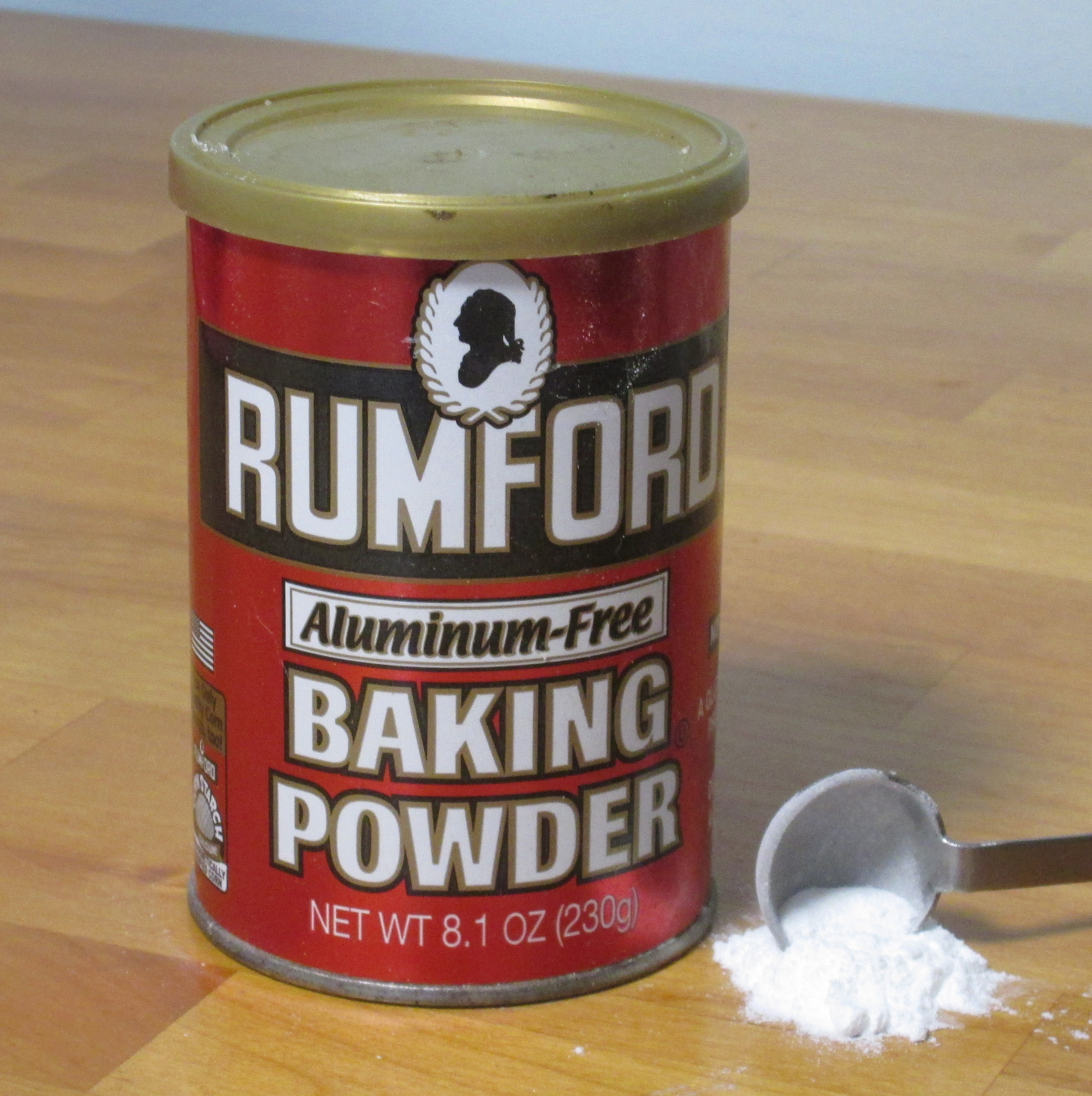 Use Aluminum-Free Baking Powder (image credits: wikimedia)