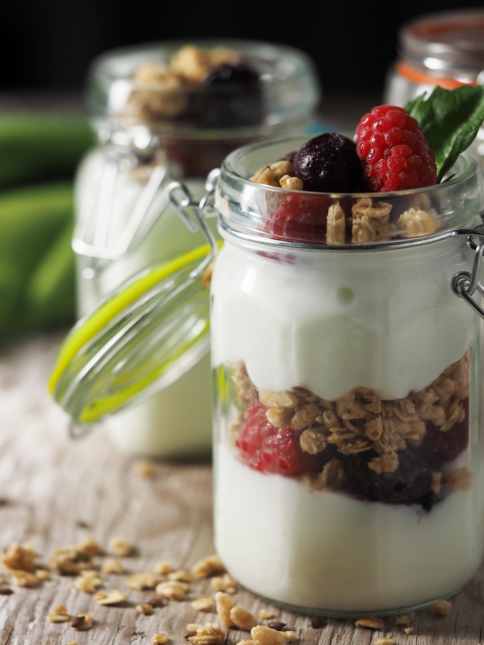 Greek Yogurt Parfaits (image credits: pixabay)