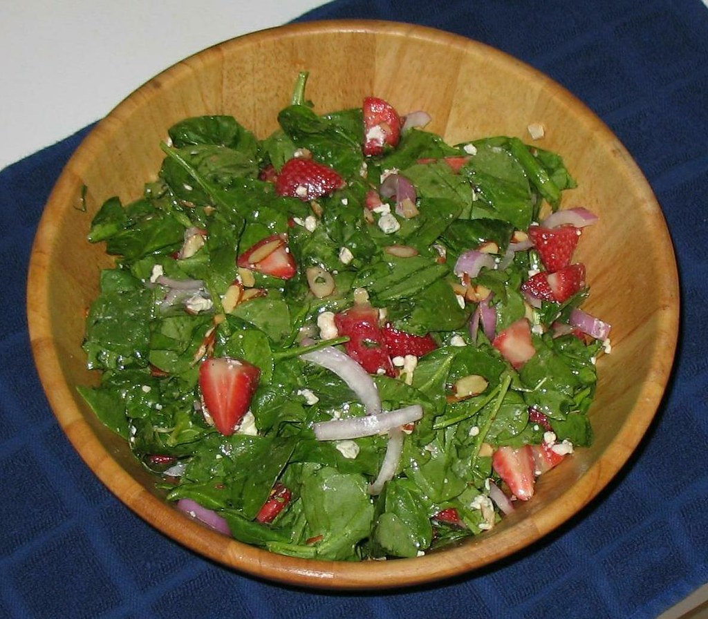 Spring Strawberry Spinach Salad with Poppyseed Dressing (image credits: Gallery Image)