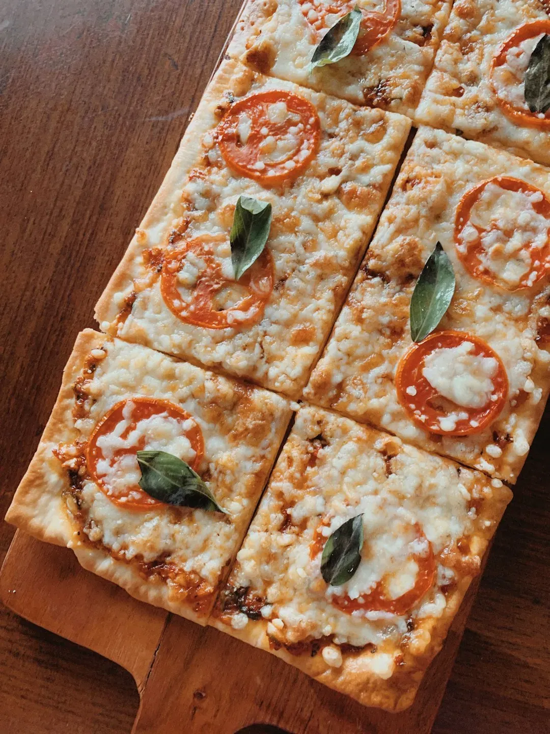 7. Rectangular Cafeteria Pizza (Image Credits: Unsplash)