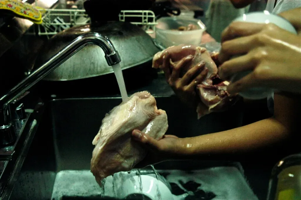 Myth 2: A Quick Rinse Won't Cause Cross-Contamination (Gab Gatch, Flickr, CC BY 2.0)