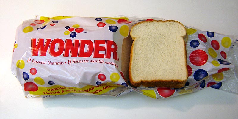 Wonder Bread: The Nutritionally Stripped Staple (image credits: Own work by the original uploader, Public domain, https://commons.wikimedia.org/w/index.php?curid=57203937)