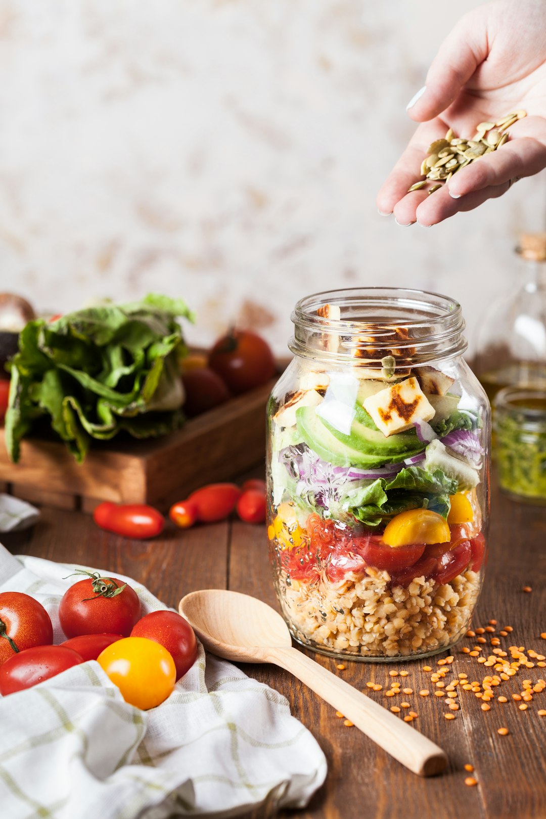  Salad in a Jar: A Fresh Take  (image credits: unsplash)