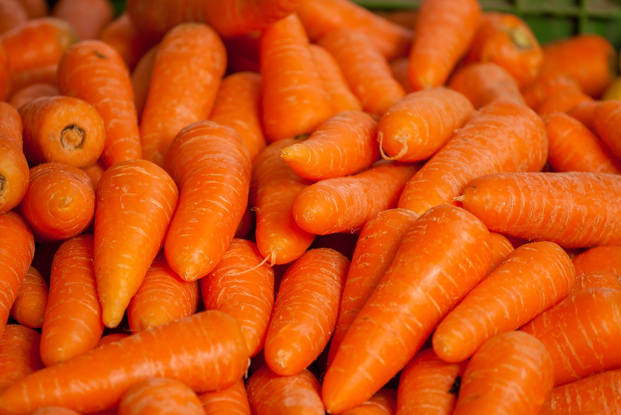 Carrots (Orange & Purple) (image credits: pixabay)