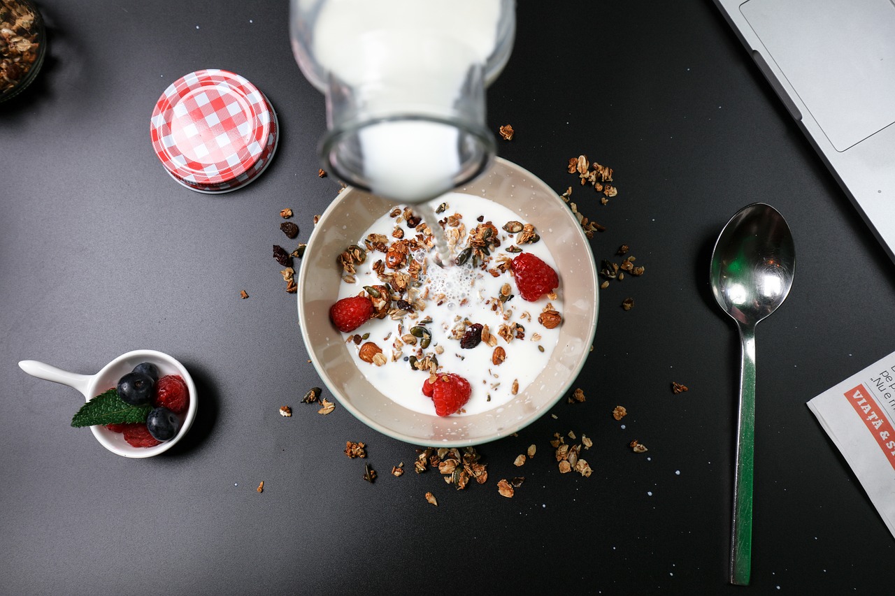 Greek Yogurt with Berries (image credits: pixabay)