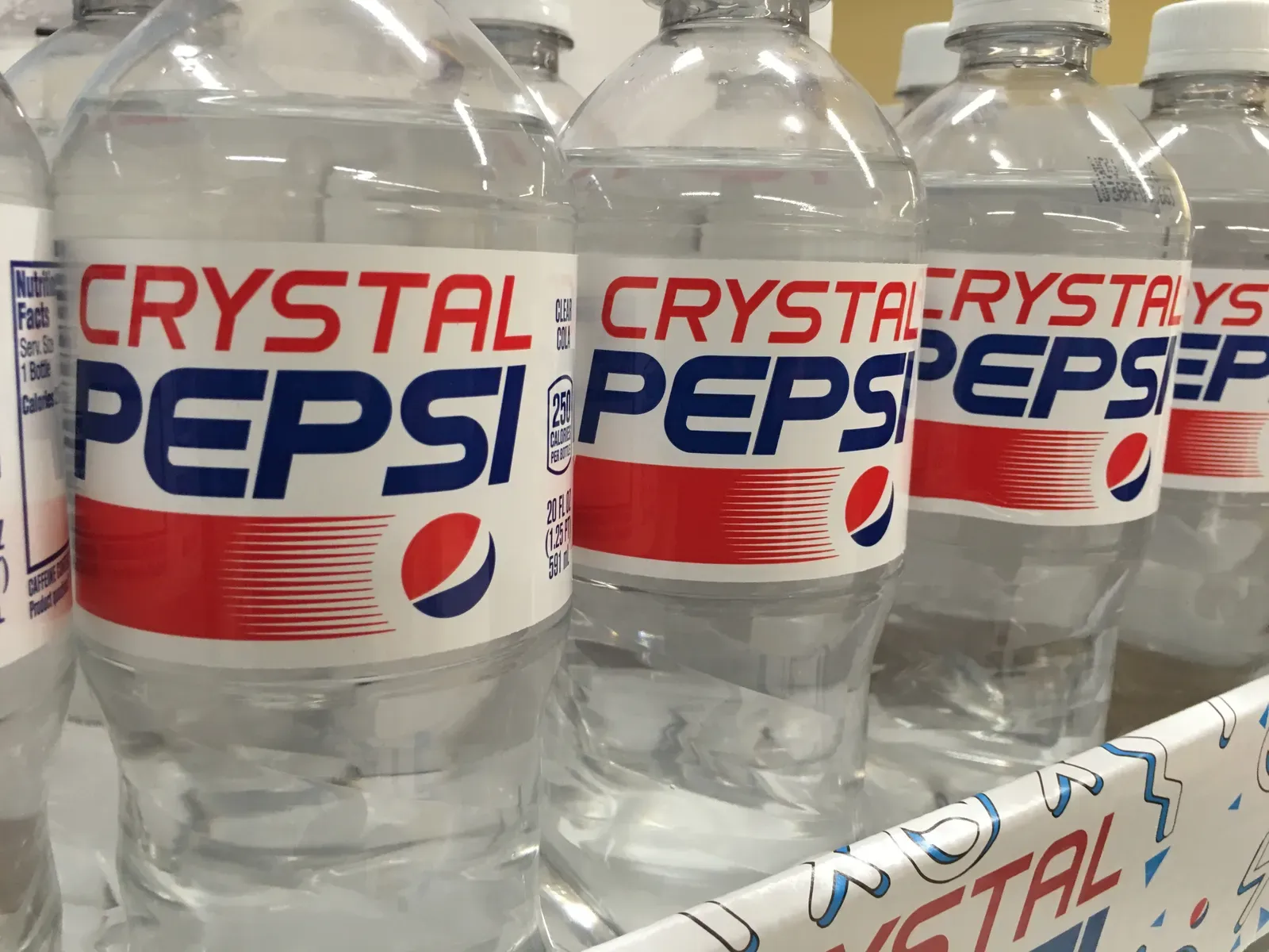 Crystal Pepsi: The Clear Cola That Keeps Coming Back (Image Credits: Wikimedia)