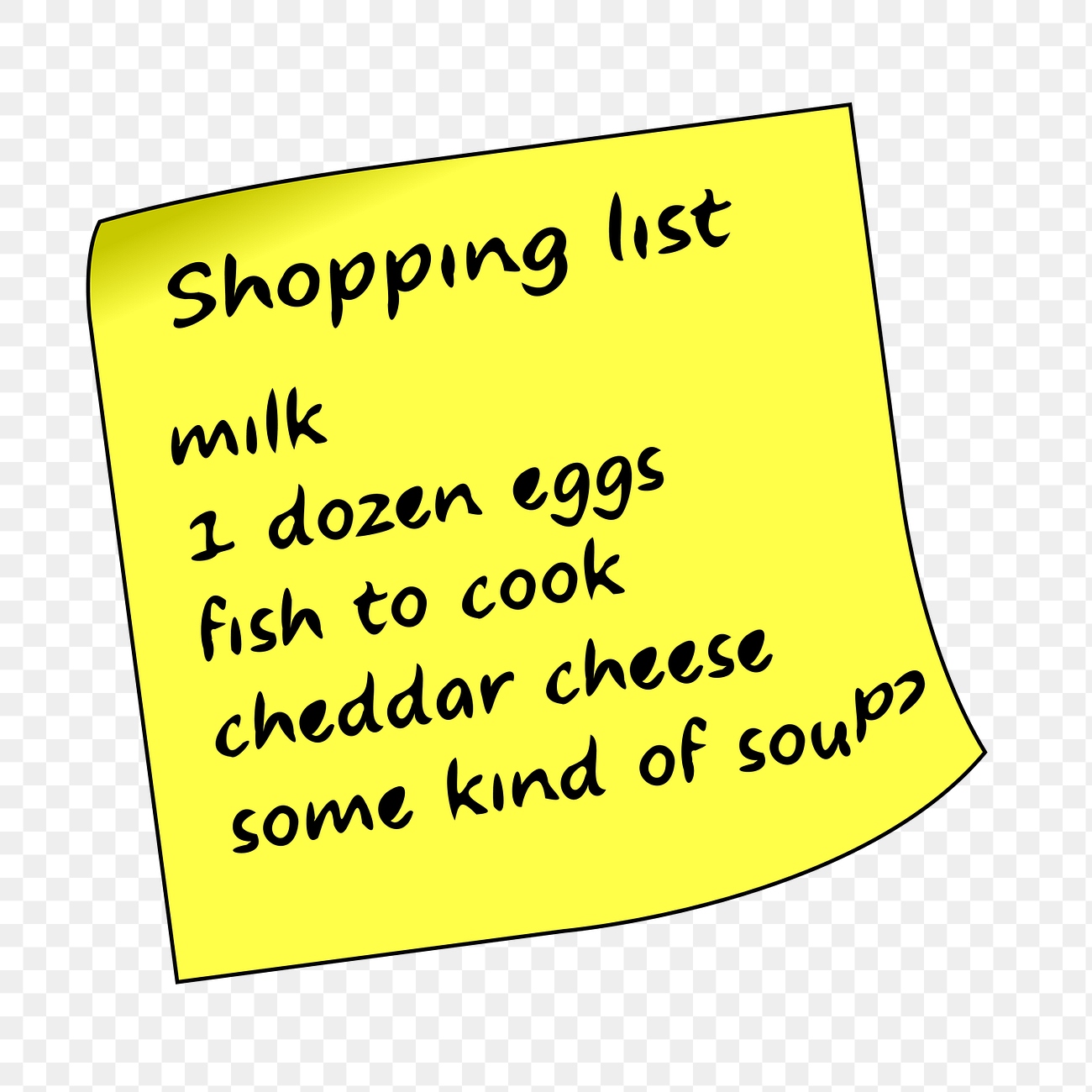 Make a List and Shop Efficiently (image credits: rawpixel)